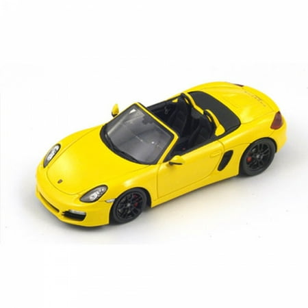 Porsche 981 Boxster S Yellow Spark 1:43rd Diecast (Best Spark Plugs For Porsche Boxster)