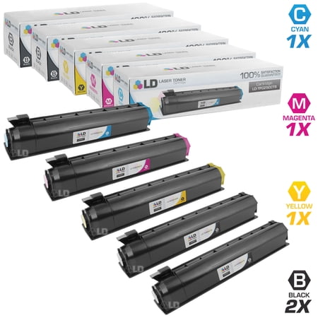 LD Products Compatible Replacements for Toshiba T-FC25 Set of 5 Laser Toner Cartridges