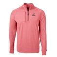 thumbnail image 2 of Men's Cutter & Buck  Heather Red Chicago Bears  Adapt Eco Knit Quarter-Zip Pullover Top, 2 of 3