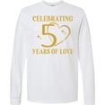 thumbnail image 3 of Inktastic 50th Wedding Anniversary 50 Years Long Sleeve T-Shirt, 3 of 5