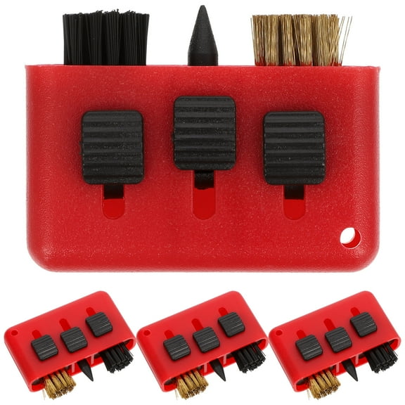 4pcs Plastic 3 in 1 Ball Club Cleaning Tools Set