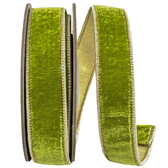 Reliant Ribbon - 94451W-535-05D, Ribbon, Green Grass, 1 Inch, 5 Yards