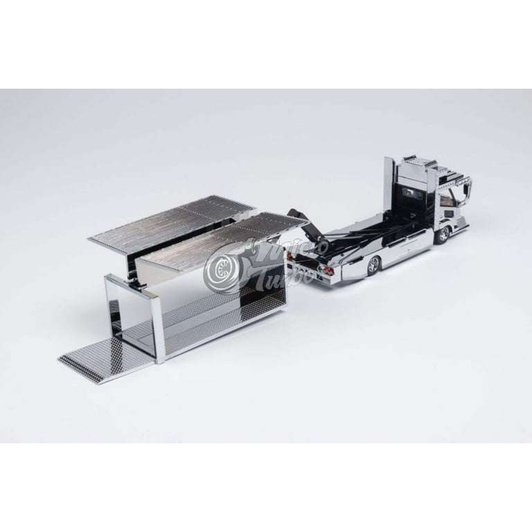 Micro Turbo 1:64 Dekotora 限定版 Dekotora Truck Hauler Version 2 Micro Turbo - Walmart.com