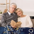 thumbnail image 5 of Gifts for 30th Anniversary Blanket, 30th Pearl Wedding Anniversary Couple Gifts for Dad Mom Parents Friends, 30 Years of Marriage Throw Blankets Gift for Husband Wife Her Him 50"x60", 5 of 5