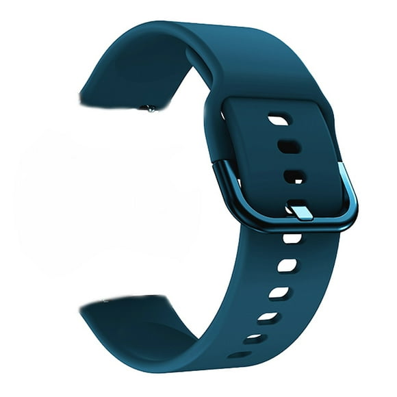 Yeacher Replaceable Silicone Watch Strap 22mm Buckle Watch Strap Watch Band Compatible with Galaxy Watch Active2 Dark Blue
