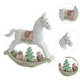 thumbnail image 6 of colcolo Christmas Statue Adorable Craft Tabletop Ornament for Home Shelf Living Room White Large Horse, 6 of 8