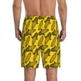 thumbnail image 4 of Lsque yellow Corn Mens Sleep Pajama Shorts,Short Pajama Pants, Cotton Ultra-Soft Knit-Small, 4 of 9