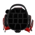 thumbnail image 3 of Prosimmon Tour 14 Way Cart Golf Bag Black, Red, 3 of 6