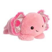 Aurora - Medium Pink Valentine - Val Axolotl 12" Lola Axolotl - Heartwarming Stuffed Animal