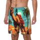 thumbnail image 1 of Fotbe Cool Camel Oasis Vibes Traje de Baño para Hombre – Shorts de Natación de Secado Rápido con Forro y Bolsillos-X-Large, 1 of 6