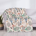 thumbnail image 3 of Honeii Cute Tennis Racket print throw blanket, crafted from cozy cotton flannel, offers versatile home decor as a bedding suitable for all seasons.-80"x60", 3 of 6