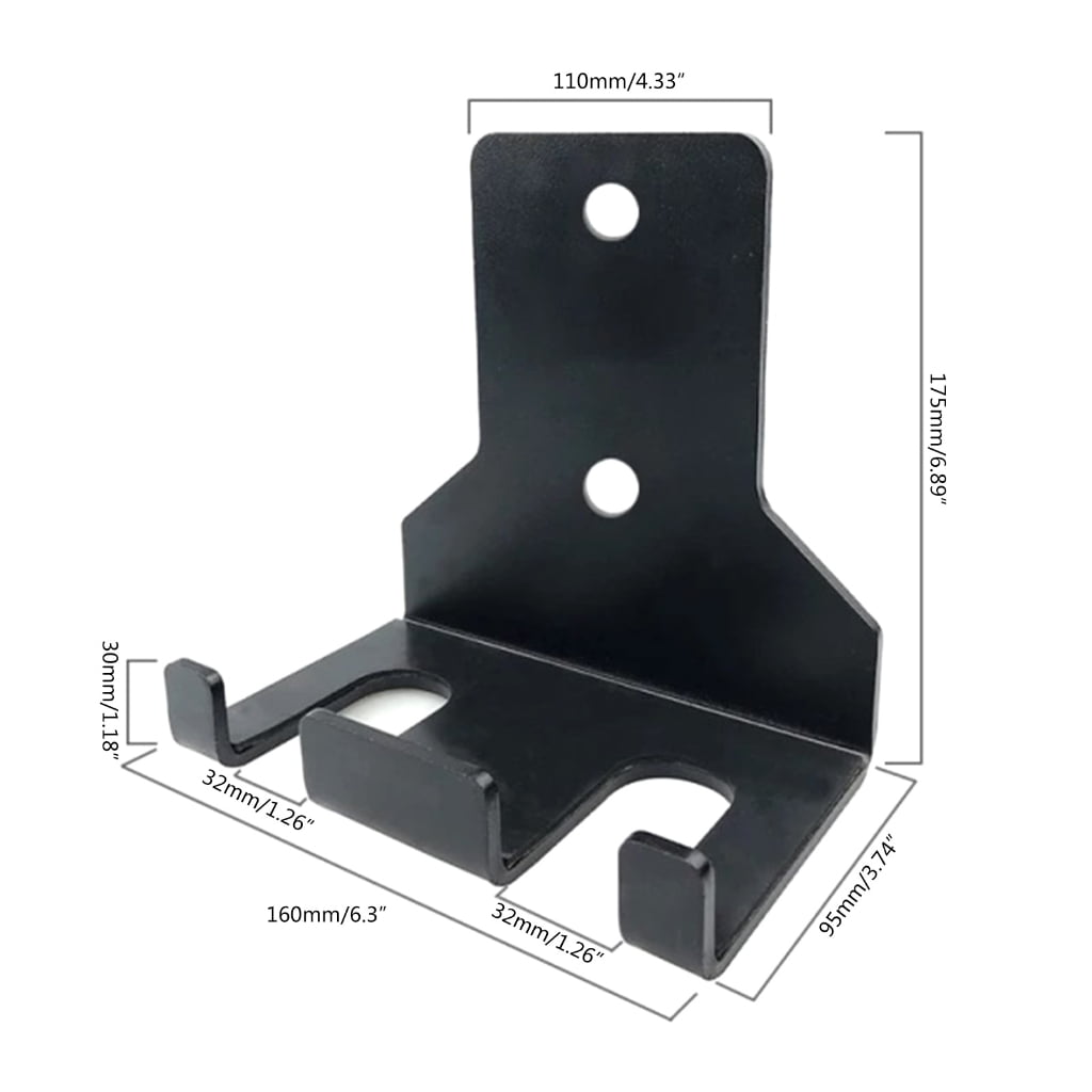 Heavy Duty Barbell Storage Rack Wall Hanger Double Vertical Barbell Holder Gym Dumbbells Rod Stands Fitness Accessories