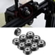 thumbnail image 4 of 10 piezas de polea de modelos con ranuras en V de impresora 3D, polea de plástico POM con ranura en V, rodamientos de bolas, polea pasiva con rodamiento en V, color negro, 4 of 8