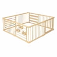 thumbnail image 1 of Parque infantil de madera ZETY BABY extragrande ajustable plegable, 1 of 5