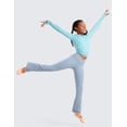 thumbnail image 2 of CRZ YOGA Girls Butterluxe Crossover Waist Yoga Flare Leggings Dance Casual Athletic Pants Bell Bottoms Kids Teen, 2 of 6