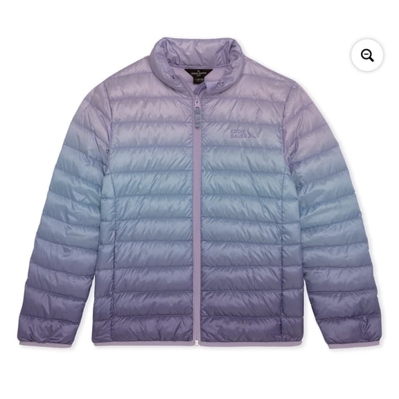 Eddie Bauer Girls Puffer Jacket (Blue - Navy , L -10/12)