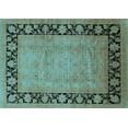 thumbnail image 1 of Ahgly Company Indoor Rectangle Oriental Light Blue Industrial Area Rugs, 3' x 5', 1 of 4