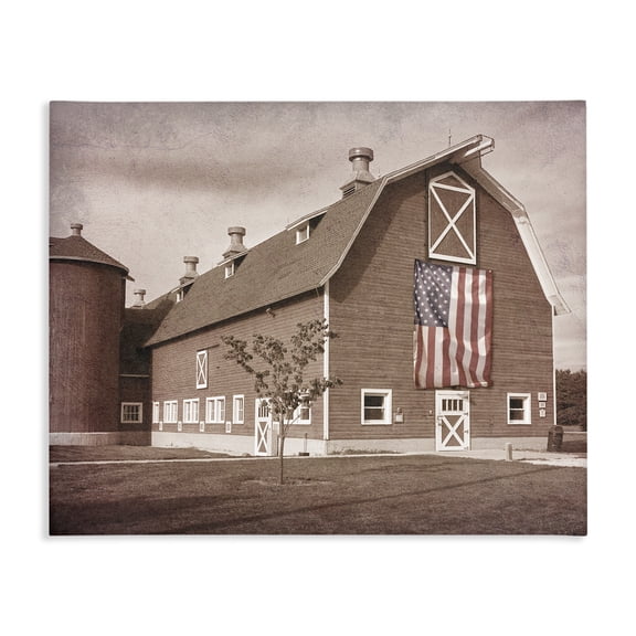 Stupell Industries Rural America Barn Canvas Wall Art, design by Marcus Prime