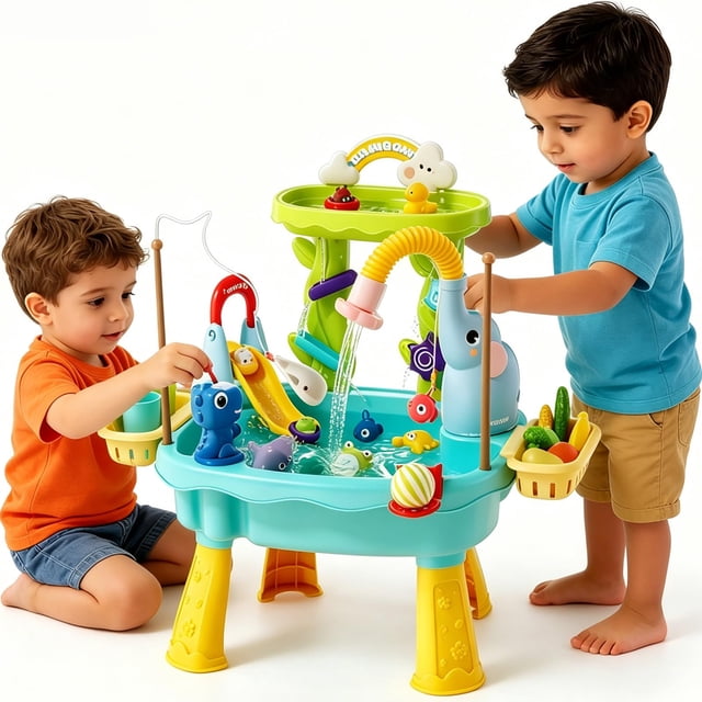 Mesa de agua NOPROB 2027 con bomba eléctrica, juguete para niños