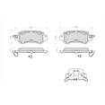 thumbnail image 6 of UltraHC 700 Brake Pad Set, Rear HC7.1624.0.C, Mazda CX-3 2018-2016, CX-5 2015-2013, 6 of 6