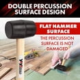 thumbnail image 3 of Martillo de goma YIYITOOLS YY-2-005 con mango de madera, 230 g, 3 of 3