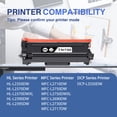 thumbnail image 3 of TN730 Toner Cartridge ZXTZX Compatibles for Brother TN-730 Compatibles for HL-L2370DW MFC-L2750DW Series Printers 6 Pack Black, 3 of 6