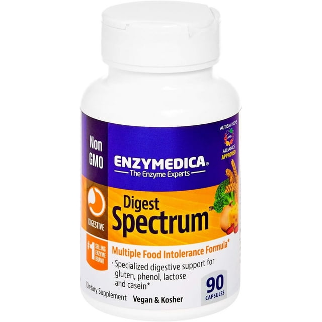 Enzymedica | Resumen de espectro, 90 cápsulas. Suplemento para el apoyo a la digestivo.