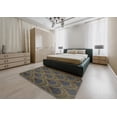 thumbnail image 5 of Ahgly Company Machine Washable Indoor Round Transitional Khaki Green Area Rugs, 6' Round, 5 of 7