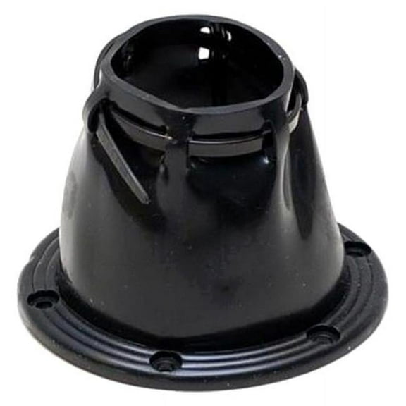 3 in. Cable Boot with Ring, Black
