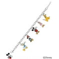 thumbnail image 2 of Mickey Mouse and Friends Charm Bracelet Official License, 6.75+1" Disney Charm Bracelet for Women, 2 of 7