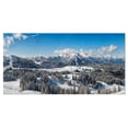 thumbnail image 2 of Panorama d'Hiver des Alpes Autrichiennes - Impression sur Toile Paysage, 2 of 3