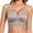 Coffee, variant on Bras For Women, French Lace Satin Wire-Free Bra, V-Neck Fixed Cup & Adjustable Straps For Daily Lingerie Wear Black L