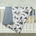 thumbnail image 5 of Gllquen Baby Elk Print Super Soft Plush Minky Baby Blanket, Infant Unisex, 30" x 40", for Newborn Toddler Boys Girls, 5 of 7