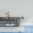 thumbnail image 2 of Figuras de , estatua de , escultura, adorno de mesa, estatua de ciervo, decoración de resina, figura de animal realista, adecuada para sal, 2 of 8