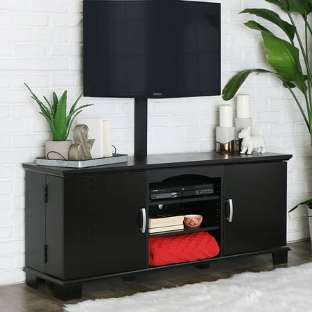 Walker Edison Black TV Console for TVs up to 60", Muliple Colors