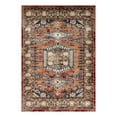 thumbnail image 3 of Unique Loom Utopia Collection Area Rug - Larissa (7' 1" x 10' Rectangle Terracotta/Blue), 3 of 7