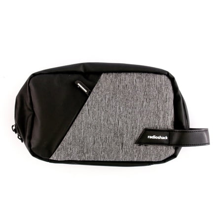 RadioShack Medium Cable Organizer Travel Case Storage Organizer for Smartphones Chargers Earphones Cables and More Gray