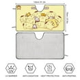 thumbnail image 2 of Pompompurin Car Windshield Sun Shade - Foldable Windshield Sun Shade, Reflector Sunshade, Summer Sunshield for Car Window Shades 51"x28", 2 of 8