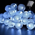 thumbnail image 1 of Solar lights outdoor - 20 LED - 8 modes - Crystal balls - Waterproof - IP65 - For garden, terrace, tree, courtyard, party, wedding, 1 of 4