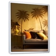 thumbnail image 2 of Designart "Shadowy Palms In The Golden Grove II" Palms & Palm Trees Floater Framed Canvas Wall Art, 2 of 5