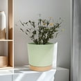 thumbnail image 2 of Plant Pots Circular Large Flowerpot Plastic Indoor Plant Succulents Planter with Drainage Potted Home Decoration, 2 of 8