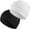 Black+White, variant on 2Pcs/4Pcs Cotton Skull Caps for Men Women, Lightweight Beanie Sleep Hats Breathable Helmet Liner