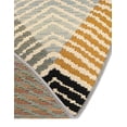 thumbnail image 6 of Unique Loom Outdoor Modern Collection Area Rug - Strata (3' 1" Round Gray/Ivory), 6 of 9