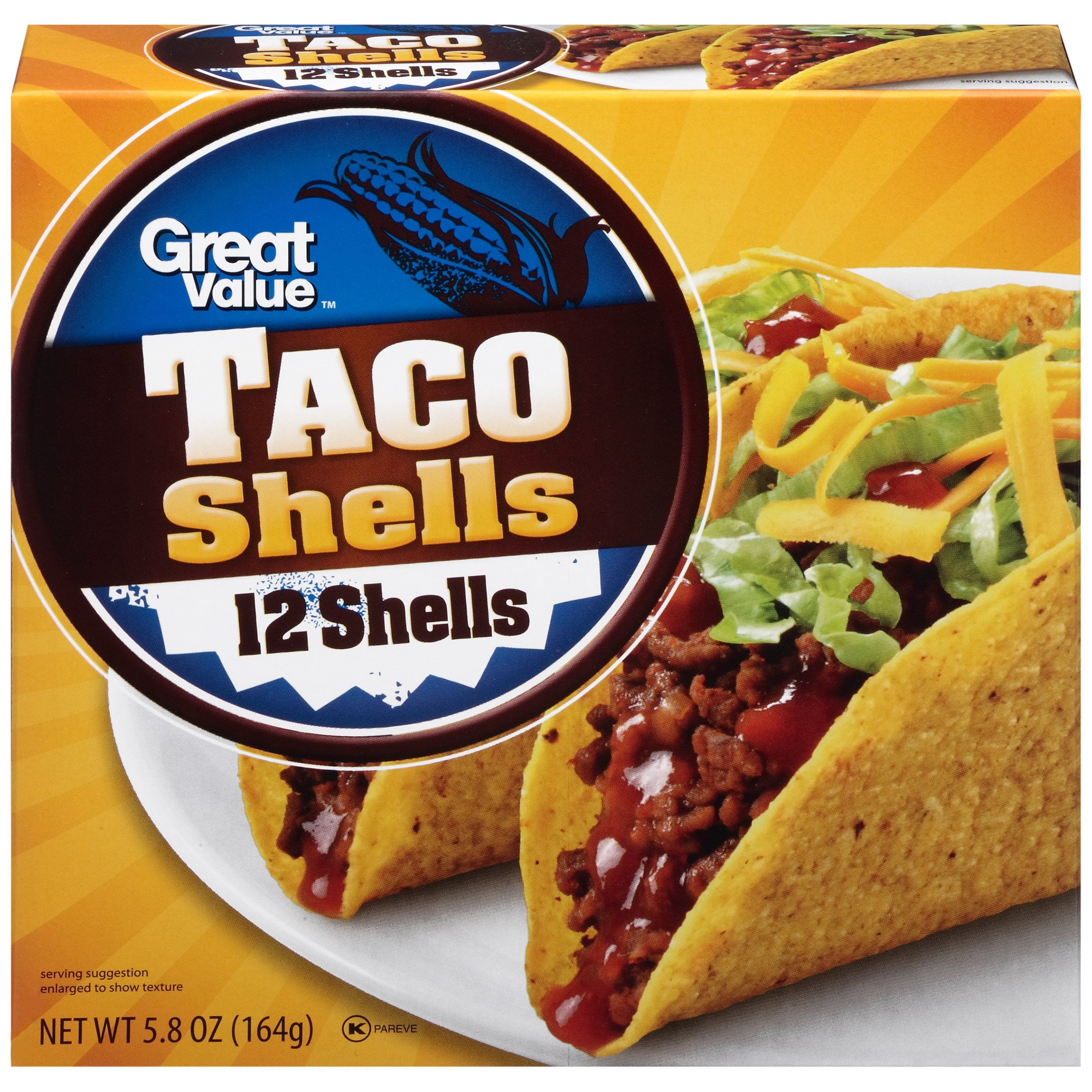 Great Value™ Taco Shells 5.8 oz. Box