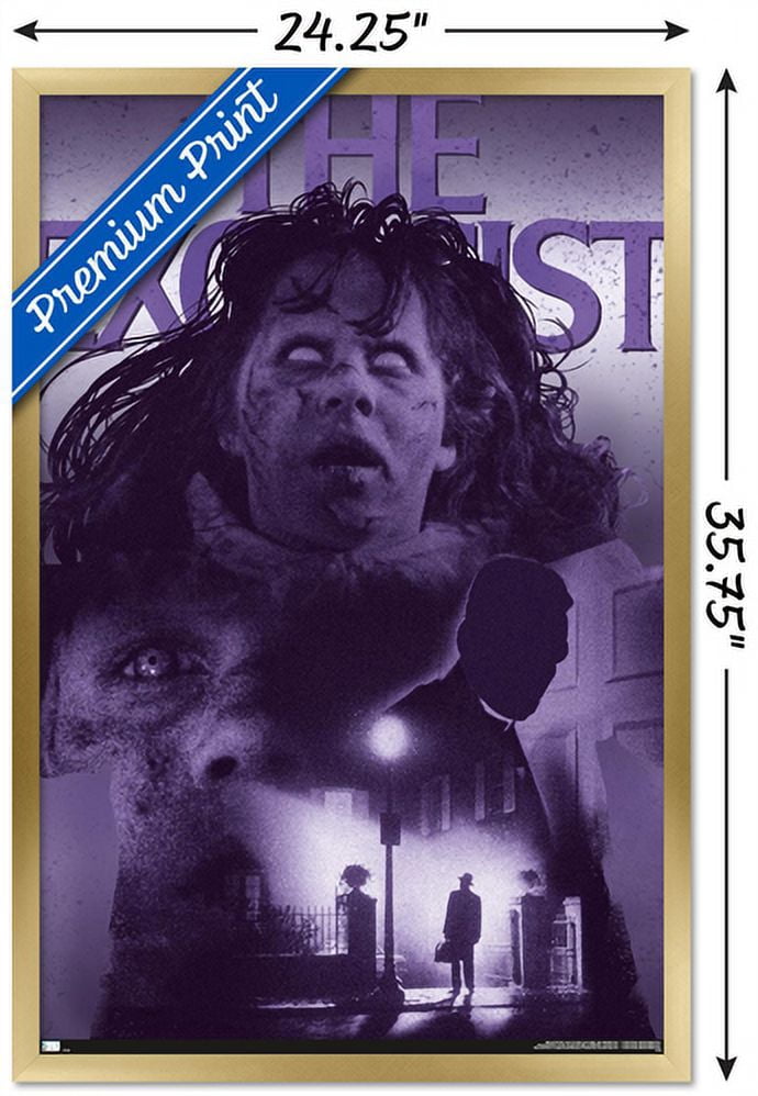 The Exorcist - Collage Wall Poster, 22.375" x 34", Framed