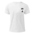 thumbnail image 3 of Men's Summer Shirt 2024 Short Sleeved Coconut Tree Print Men's T Shirt Mens Graphic T Shirts Men T Shirts Graphic Tall Size T Shirts for Men Tee Shirts for Men Pack T Shirts for Men 6xl T Shirts for, 3 of 5