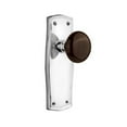 thumbnail image 4 of Nostalgic Warehouse Prabrn_Psg_238_Nk Brown Porcelain Solid Brass Passage Door Knob Set -, 4 of 7
