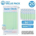 thumbnail image 2 of Cuadernos de cheques para invitados Stock Your Home Green (paquete de 20), 2 of 7