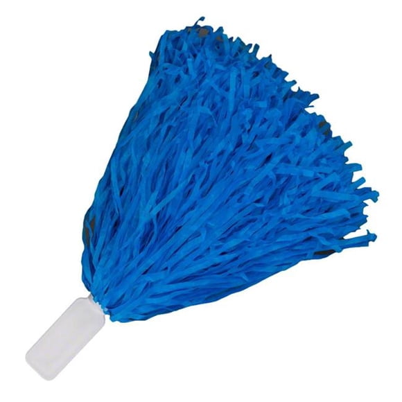 Blinkee BLUSHP-BL Non Light Up Short Handle Cheer Pom Poms, Blue