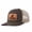 Army green and khaki, variant on Rodeo Cash Leather Patch Embroidered Color Block Trucker Hat Unisex Adjustable Cotton Breathable Fashion Cap for Travel Daily Wear